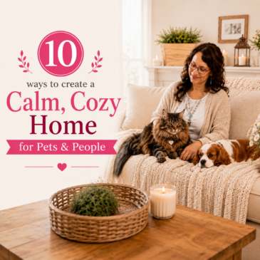🌿Top 10 ways to create a Calm, Cozy Home for Pets & People