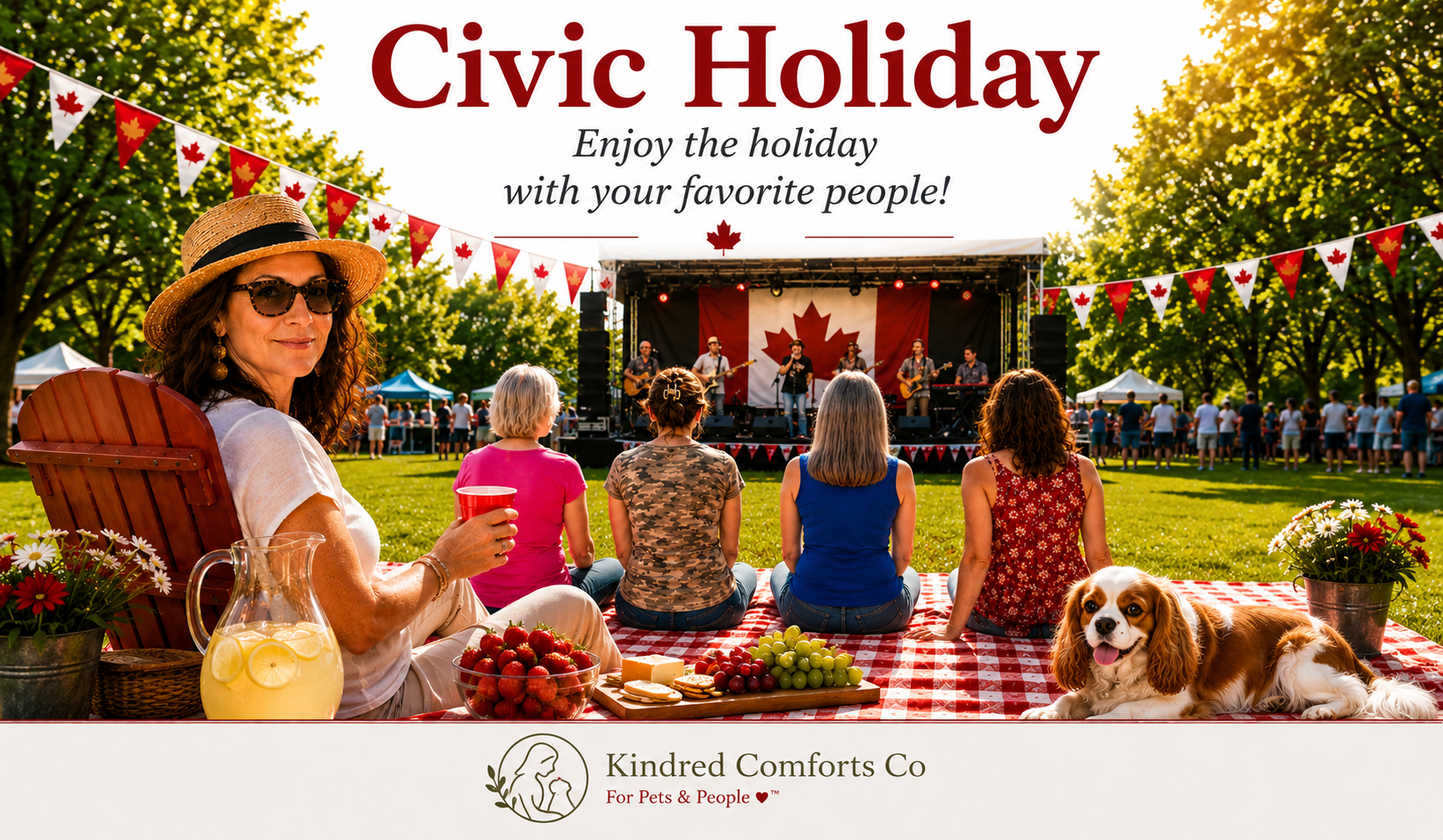 Civic Holiday with family and a dog 1200 x 700